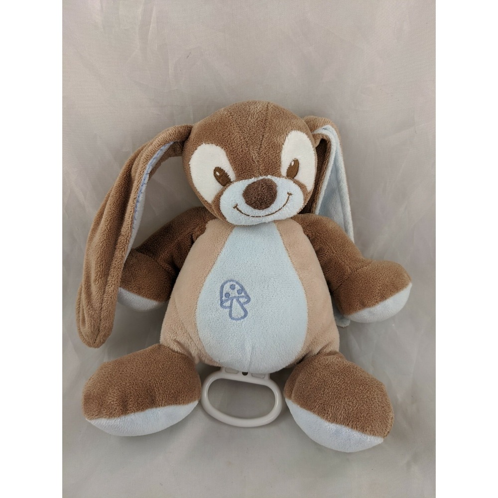 Nattou Rabbit Musical Plush Crib 10 Inch Stuffed Animal Toy